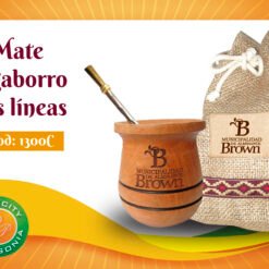 Mate algarrobo dos líneas