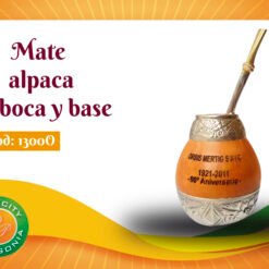 Mate alpaca en boca y base