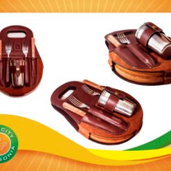 Set de asado cuero pecarí