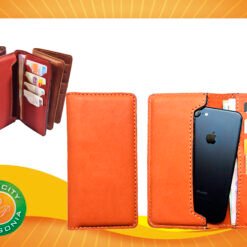 Billetera porta celular