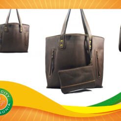 Cartera tote con sobre