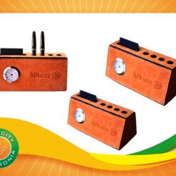 Porta lapiceras con tarjetero