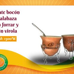 Mate calabaza sin forrar sin virola