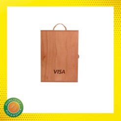 Caja para champagne con copas