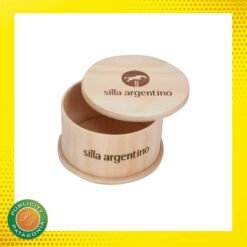 Caja redonda de pino