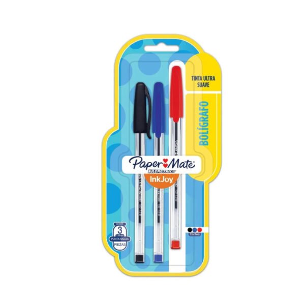 Bolígrafo Paper Mate KM 100 x 3
