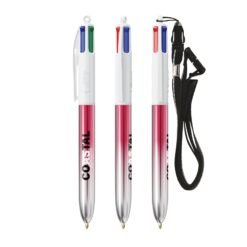BIC® 4 Colours® Bicolor + lanyard - 3460001076