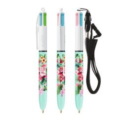 BIC® 4 Colours® Fashion with Lanyard ballpen - 3460001108